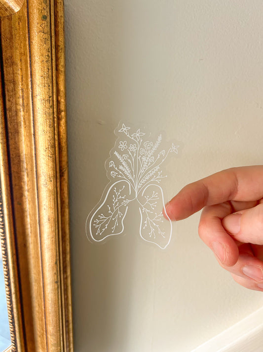 lungs sticker