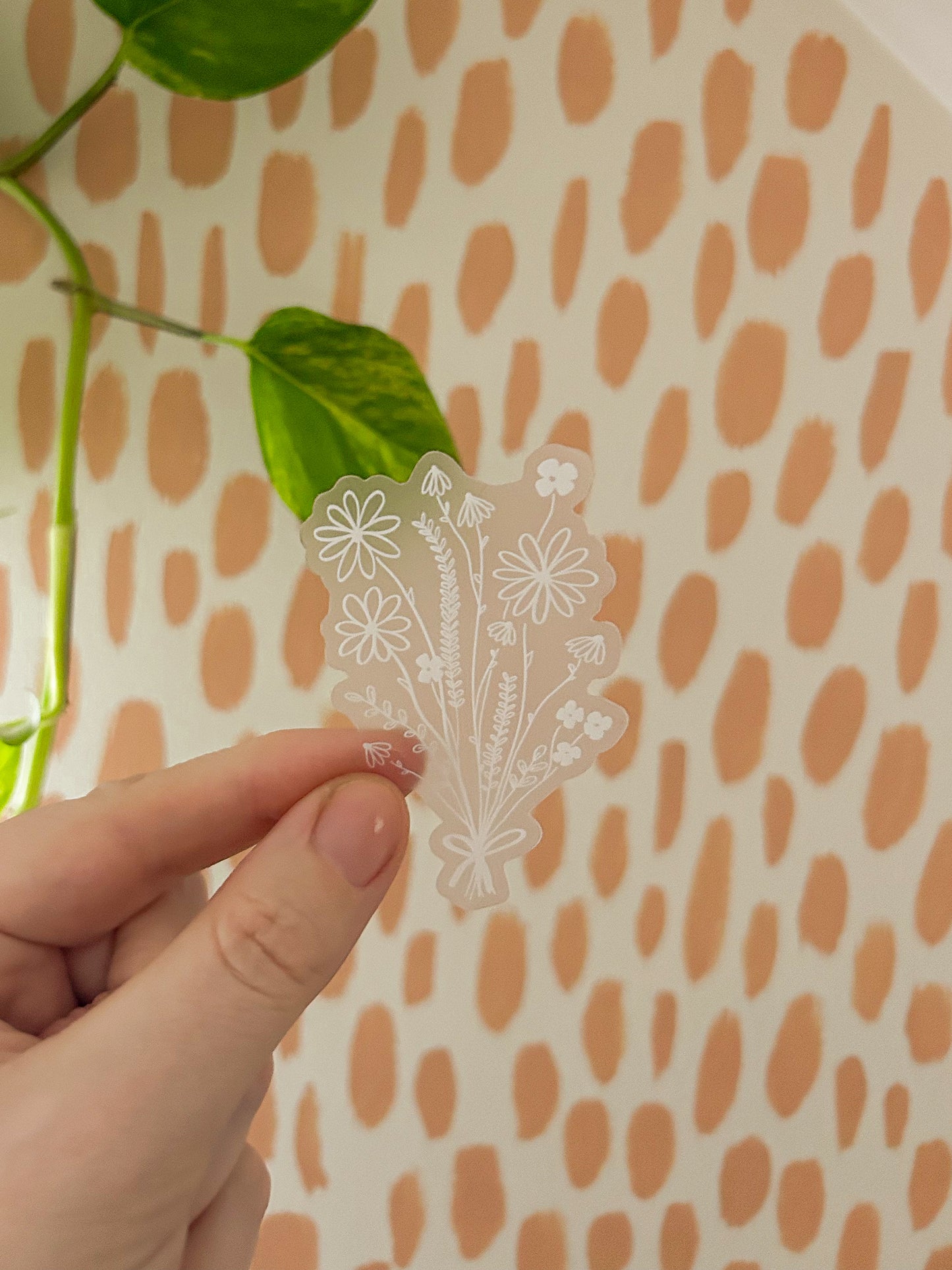 floral bouquet sticker