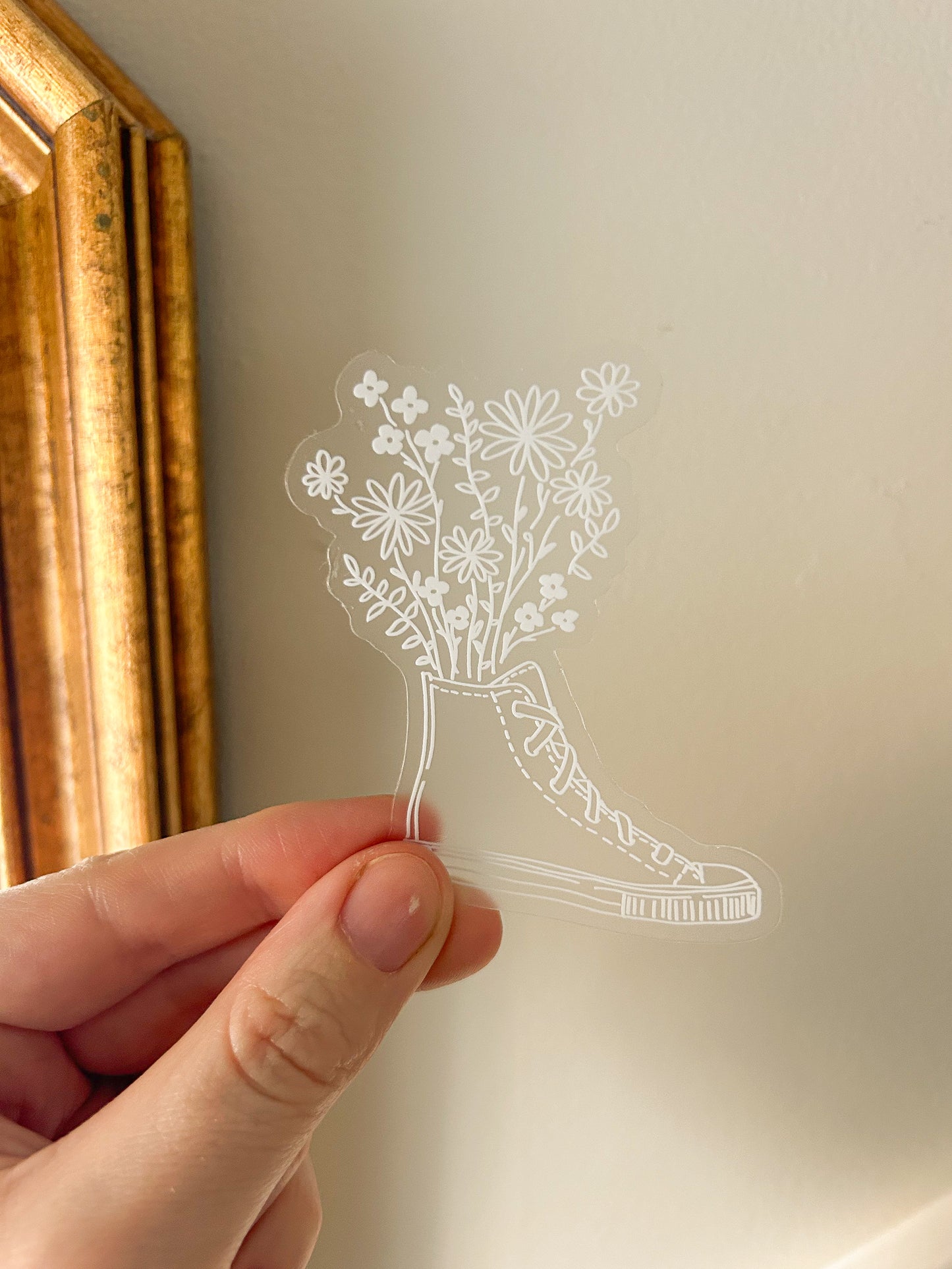 floral converse sticker