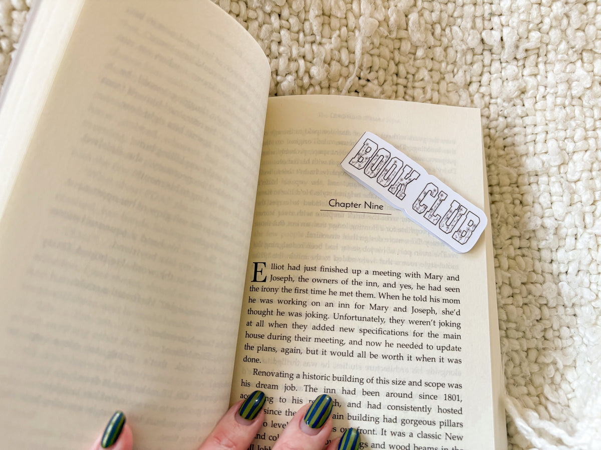 'book club' bookmark