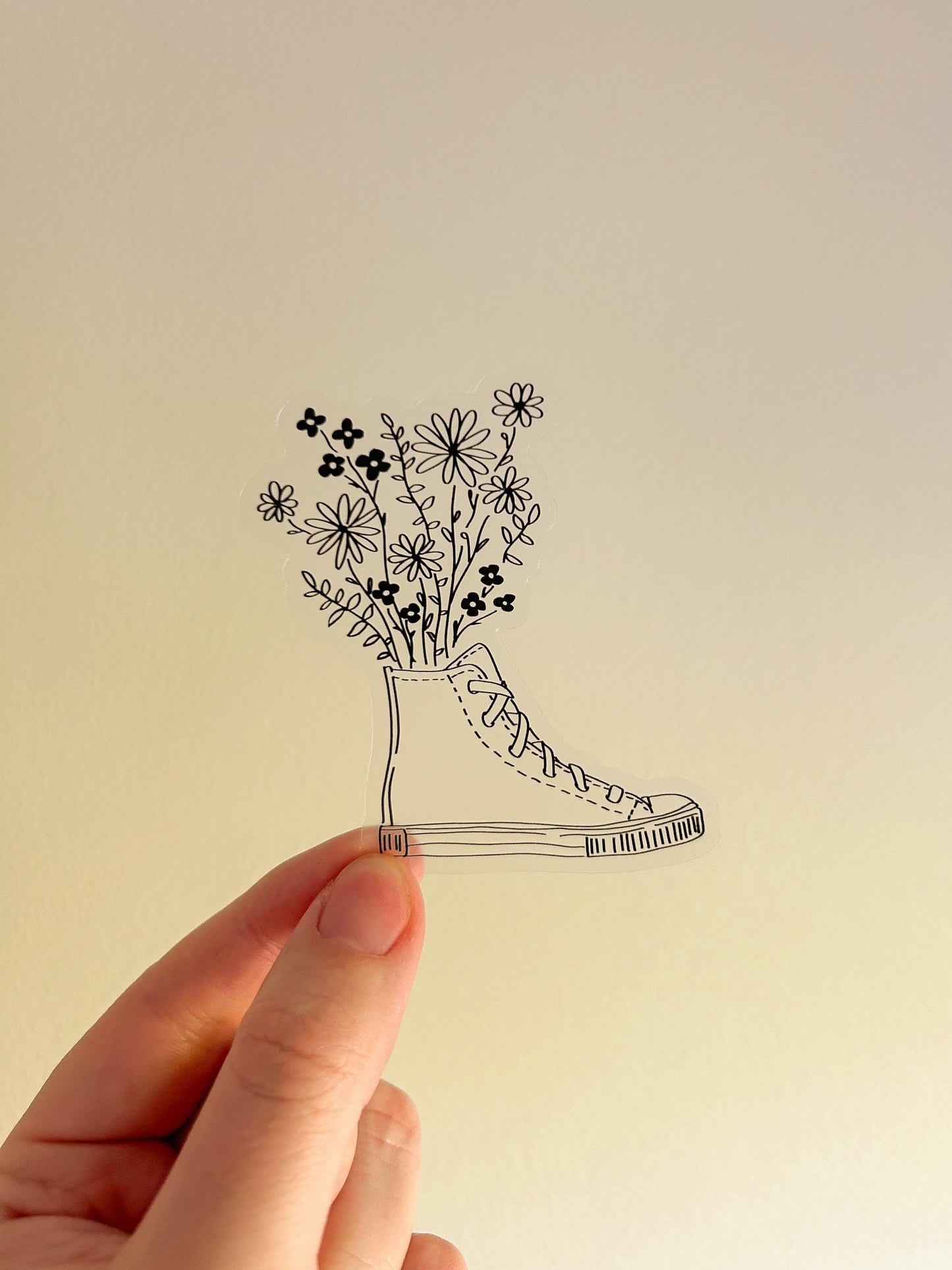 floral converse sticker