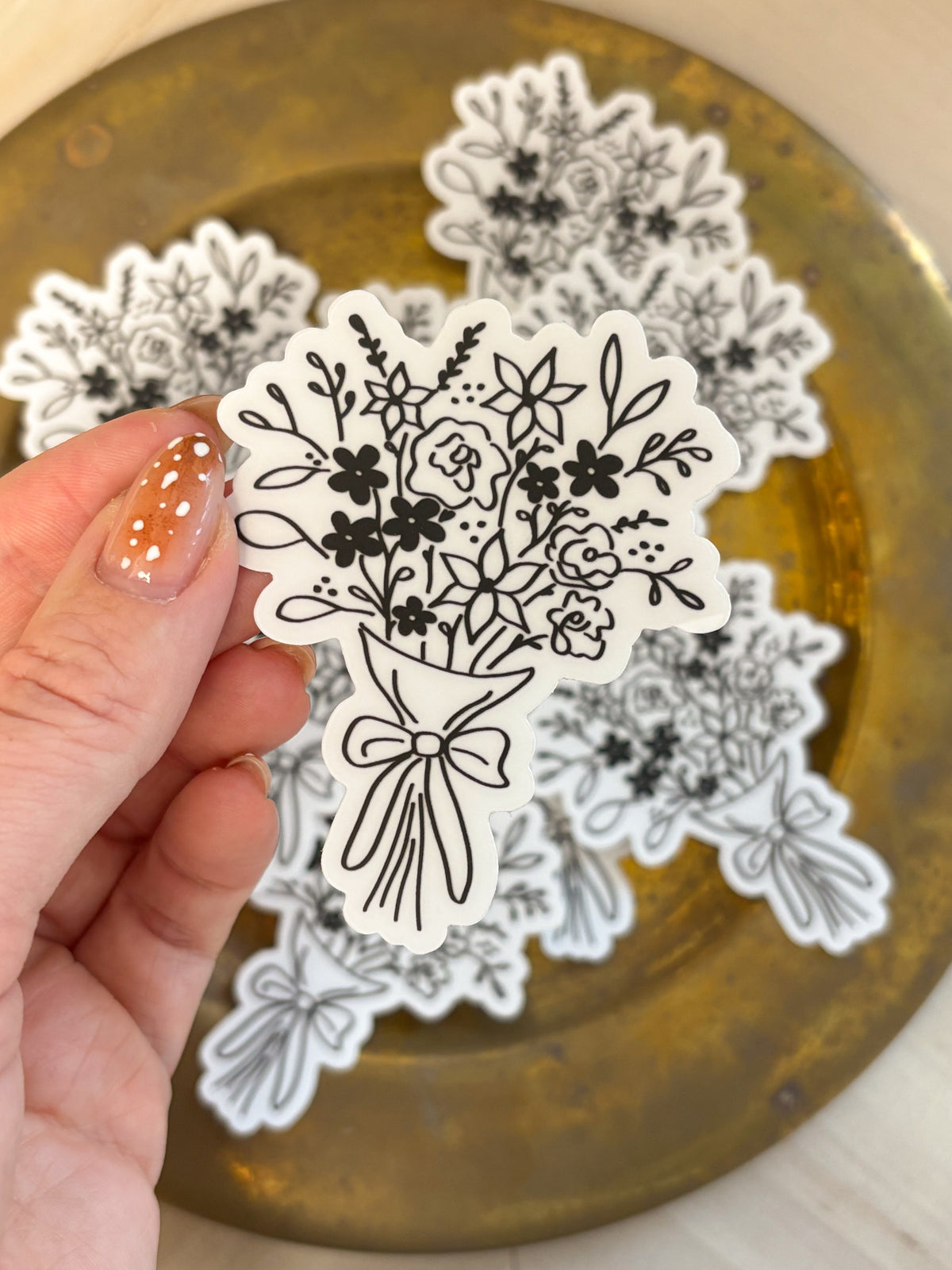 market flowers sticker