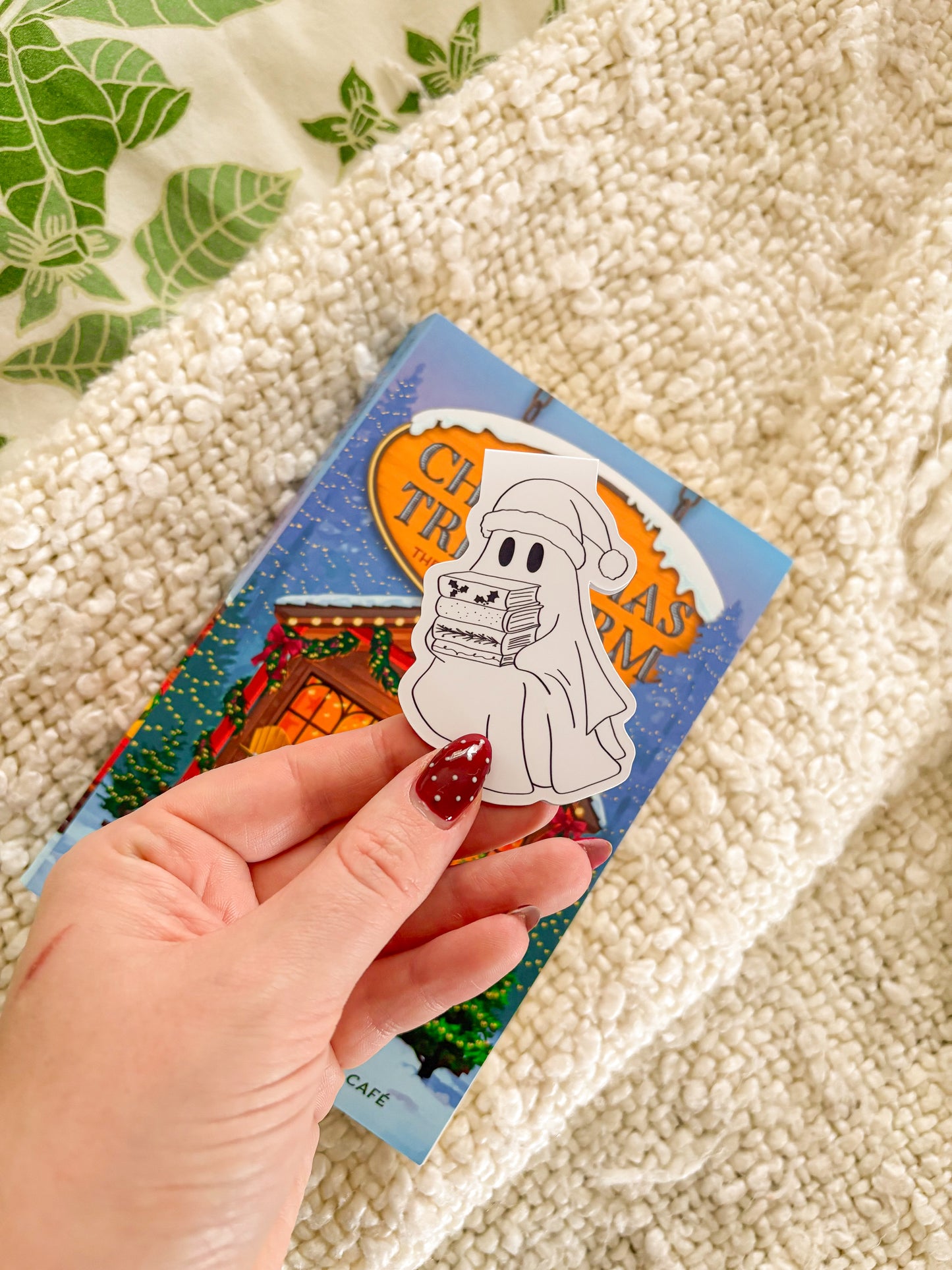 santa ghost bookmark