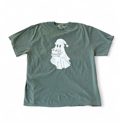 santa ghost tee