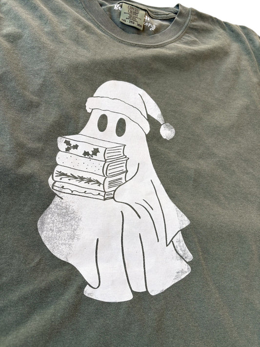 santa ghost tee