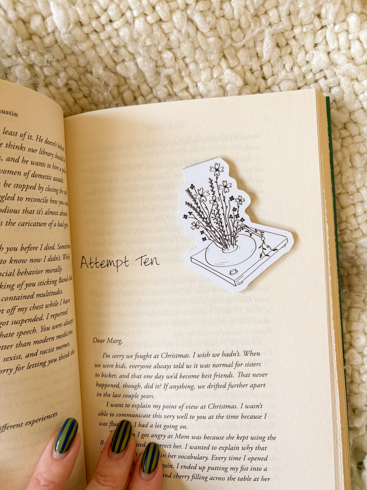 record player bookmark