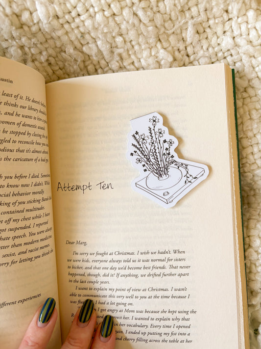 record player bookmark