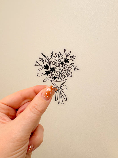 market flowers sticker