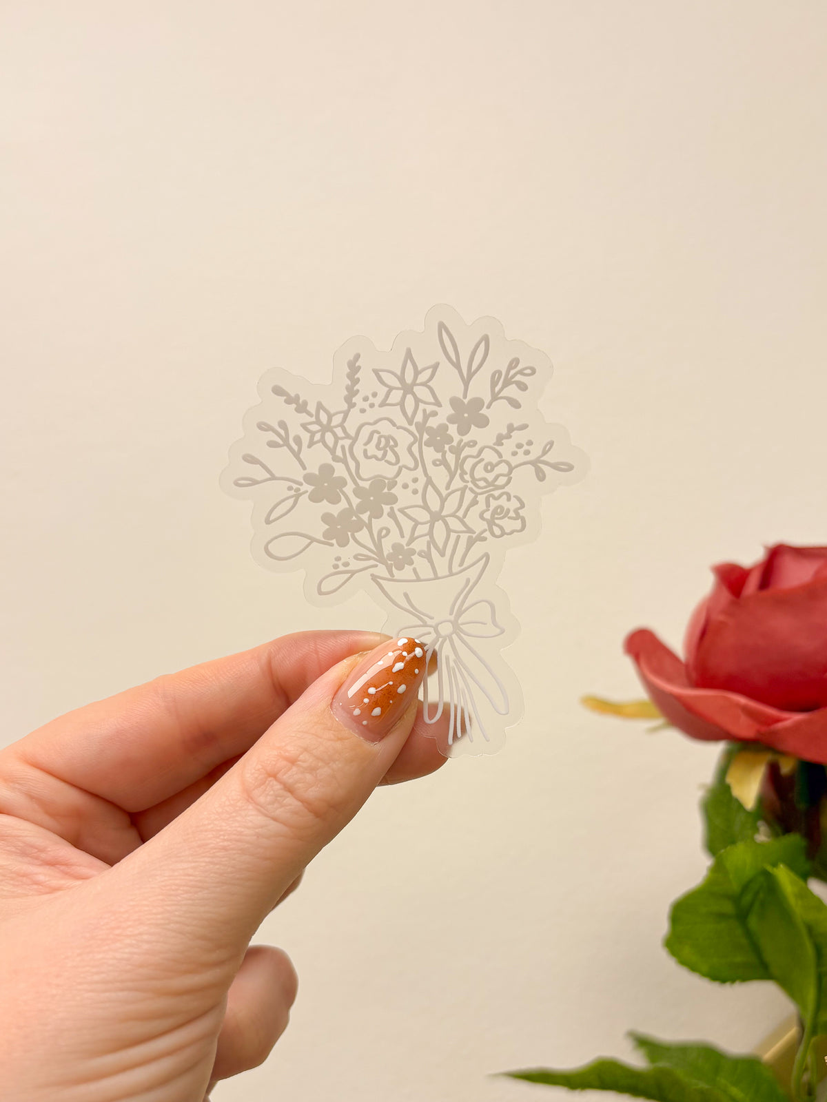 market flowers sticker