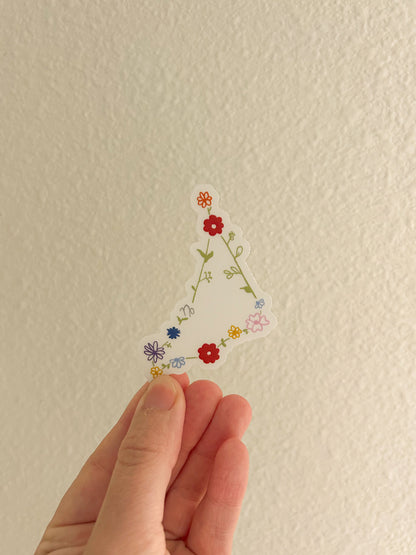 zodiac constellation sticker, colour