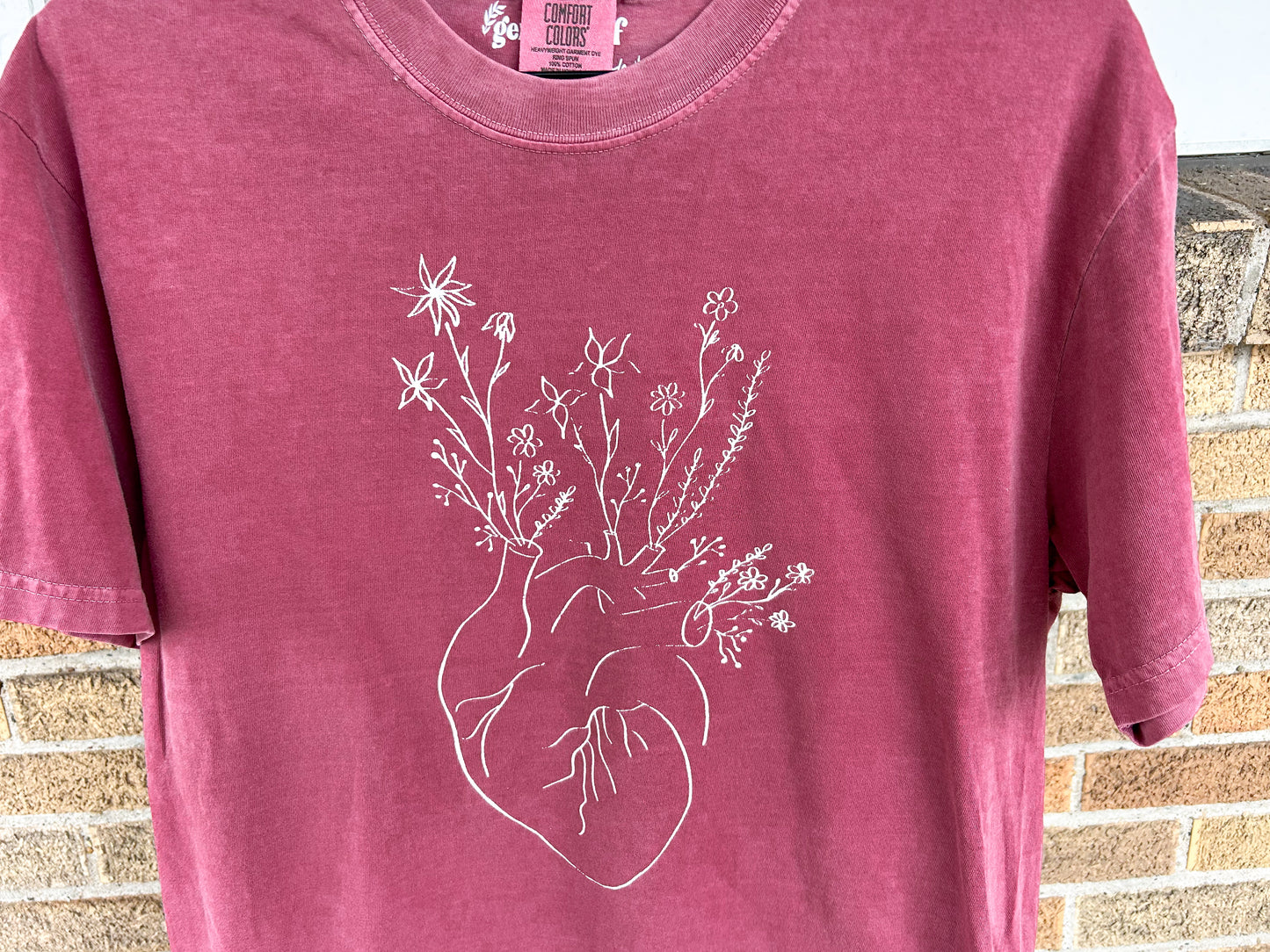 anatomical heart t-shirt