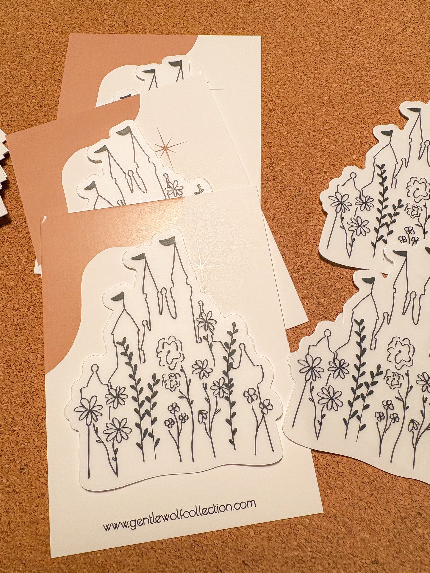 cinderella castle sticker