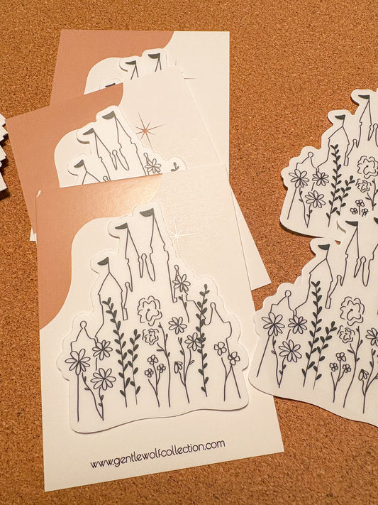 cinderella castle sticker