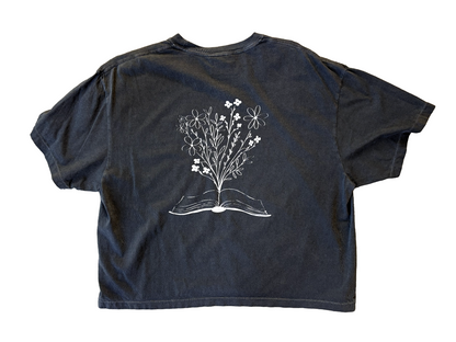 'i can't, i'm booked' book boxy tee
