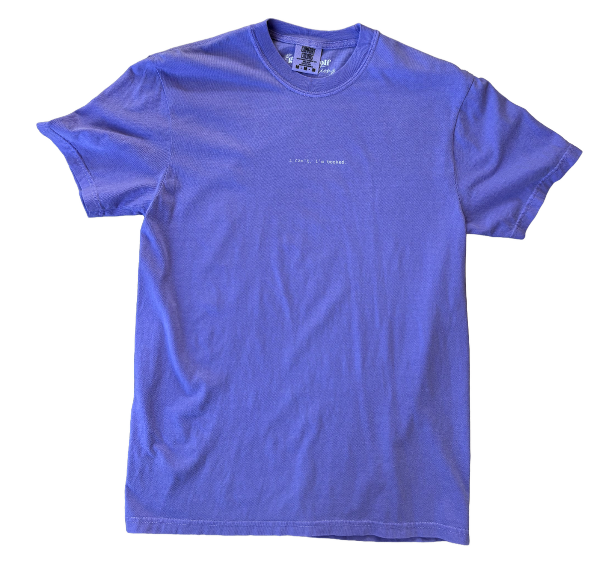 'i can't, i'm booked' book tee