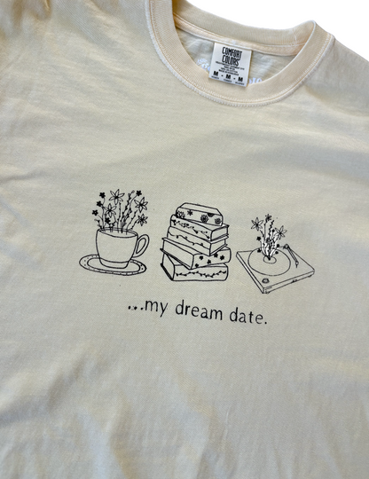 'my dream date' boxy tee