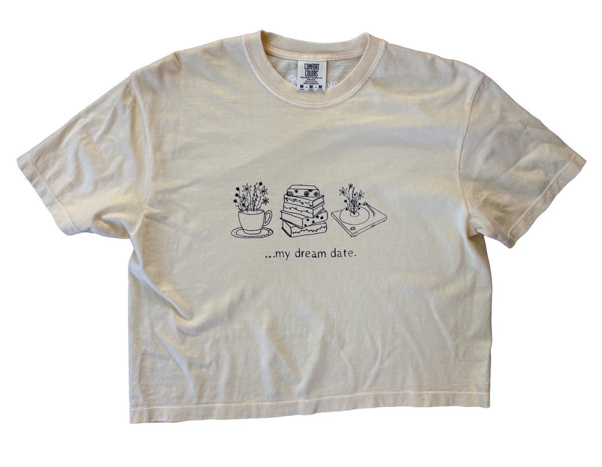 'my dream date' boxy tee