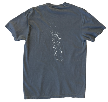 'oh snap' bone tee