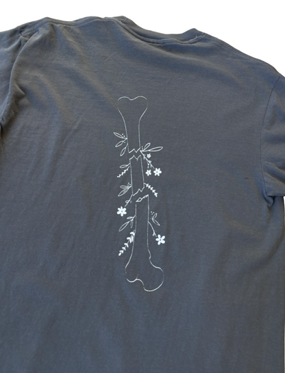 'oh snap' bone tee